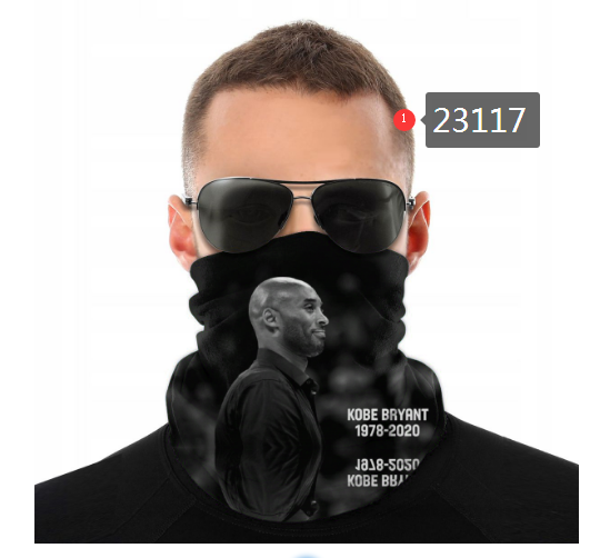 NBA 2021 Los Angeles Lakers #24 kobe bryant 23117 Dust mask with filter->->Sports Accessory